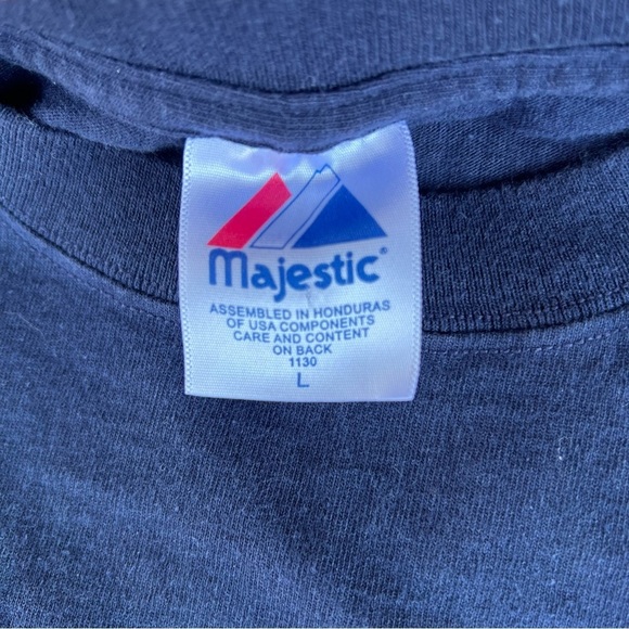 Vintage Majestic San Diego Padres Baseball MLB Merch Short Sleeve T-Shirt Large - Picture 9 of 10